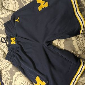 University of Michigan basketball shorts